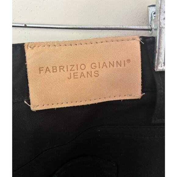 Fabrizio Gianni Black Stretch Jeans Size 34 X28 - Picture 4 of 5